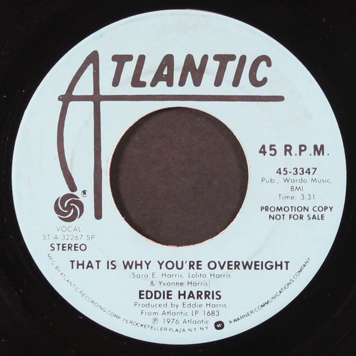 that is why you're overweight / mono by EDDIE HARRIS