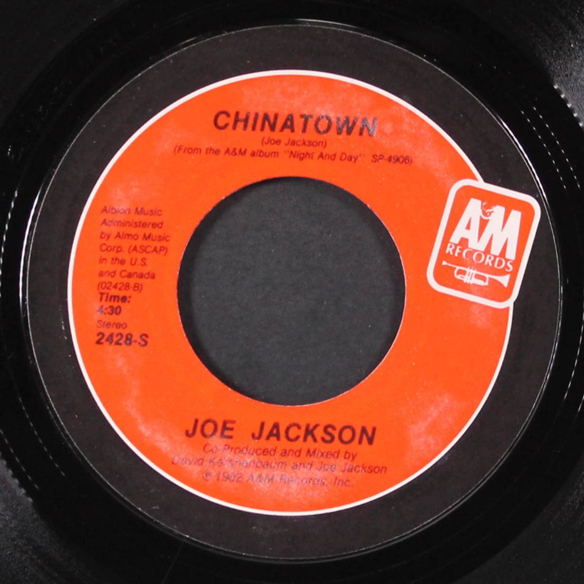 steppin' out / chinatown by JOE JACKSON