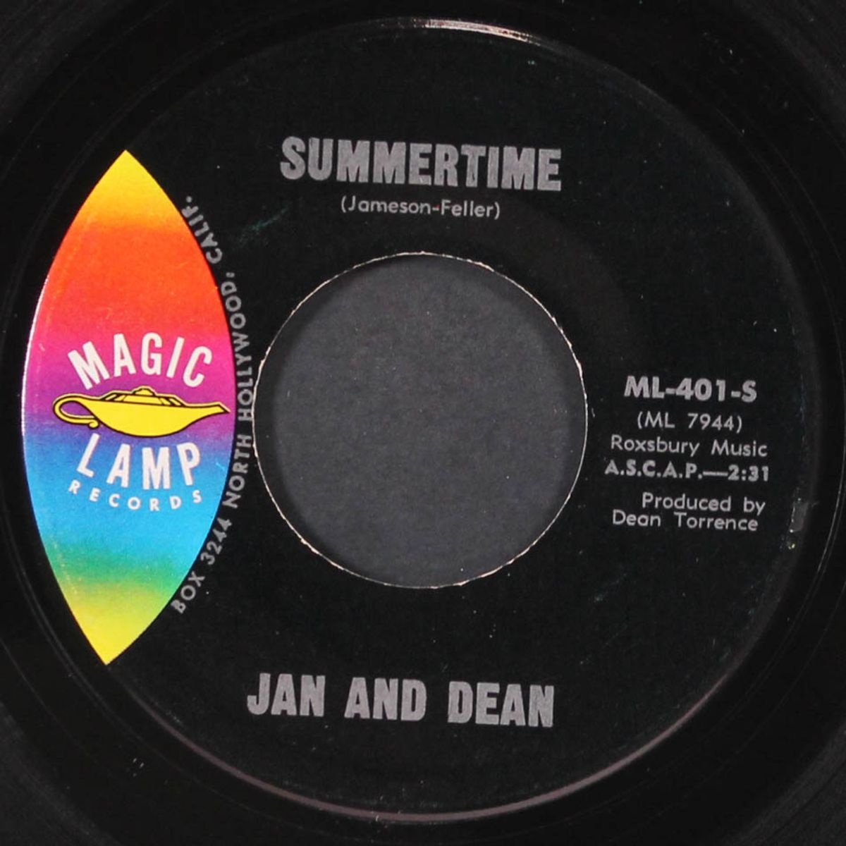 california lullaby / summertime by JAN & DEAN