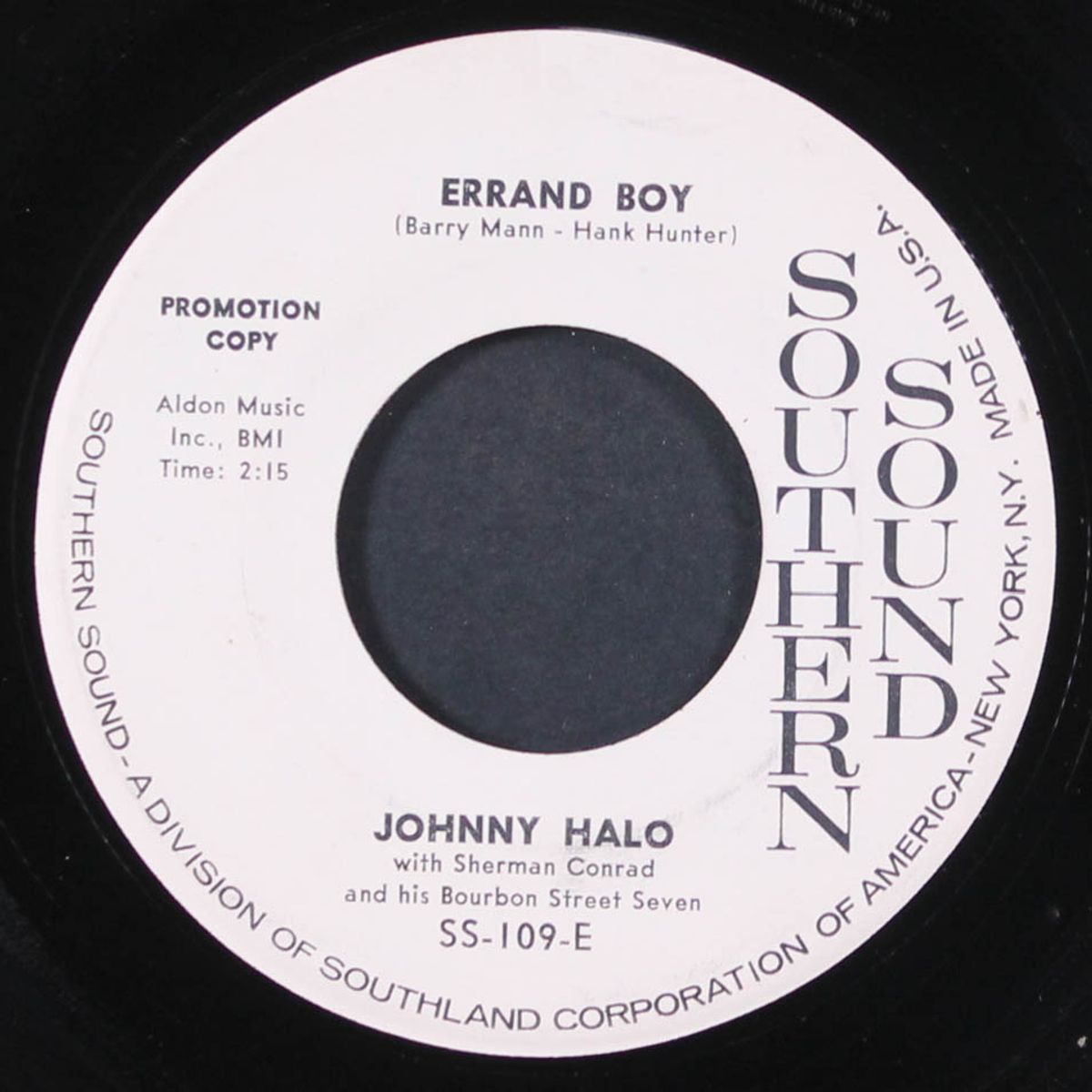 errand boy / baby sitter by JOHNNY HALO / CINDI PRINCE