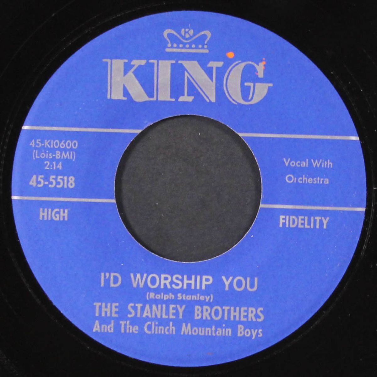 i'll take the blame / i'd worship you by STANLEY BROTHERS