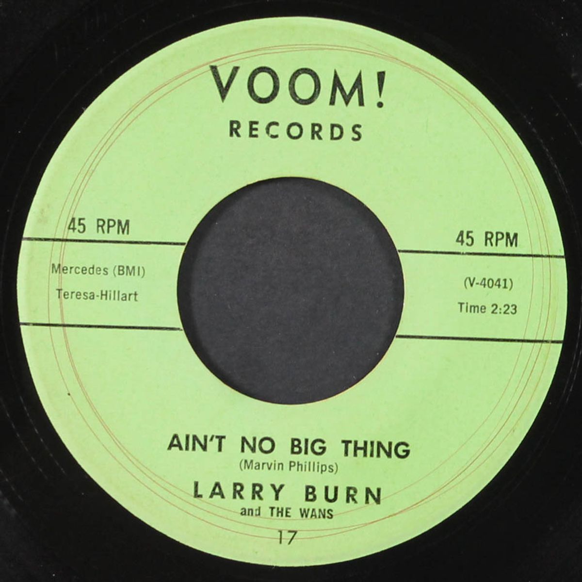 ain't no big thing / back to school by LARRY BURN & WANS