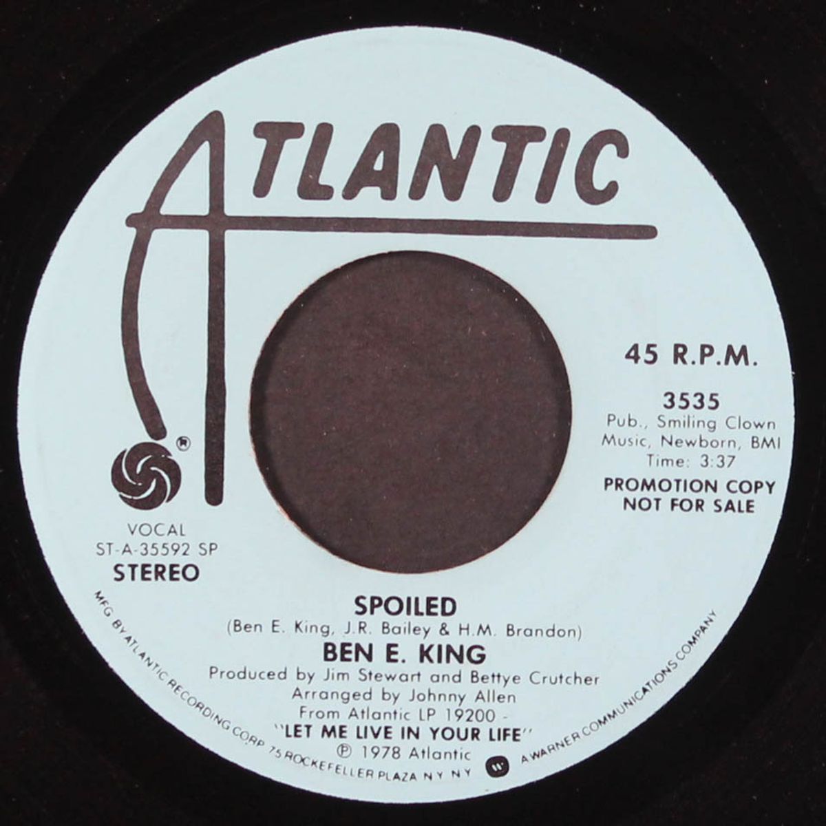 spoiled / mono by BEN E. KING