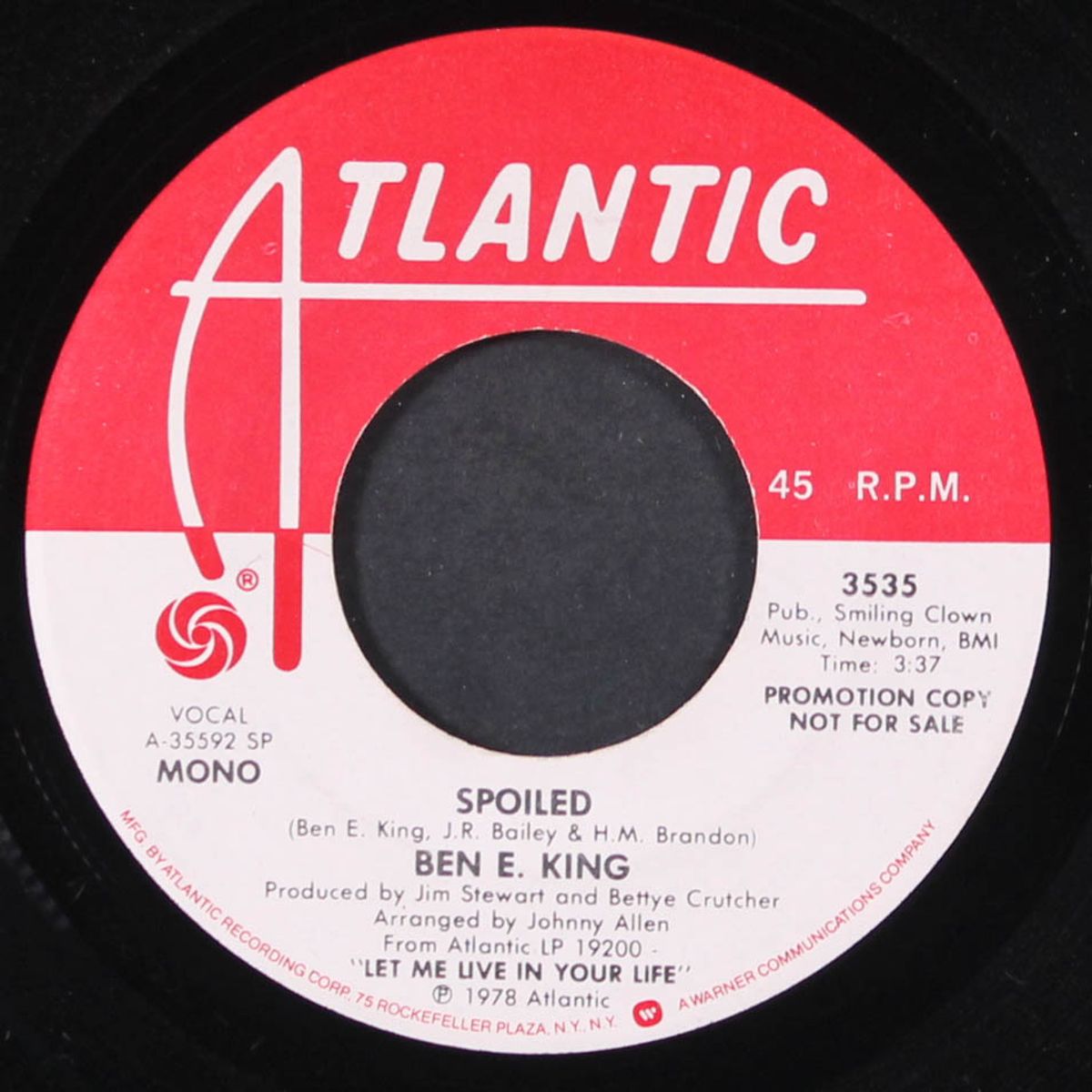 spoiled / mono by BEN E. KING