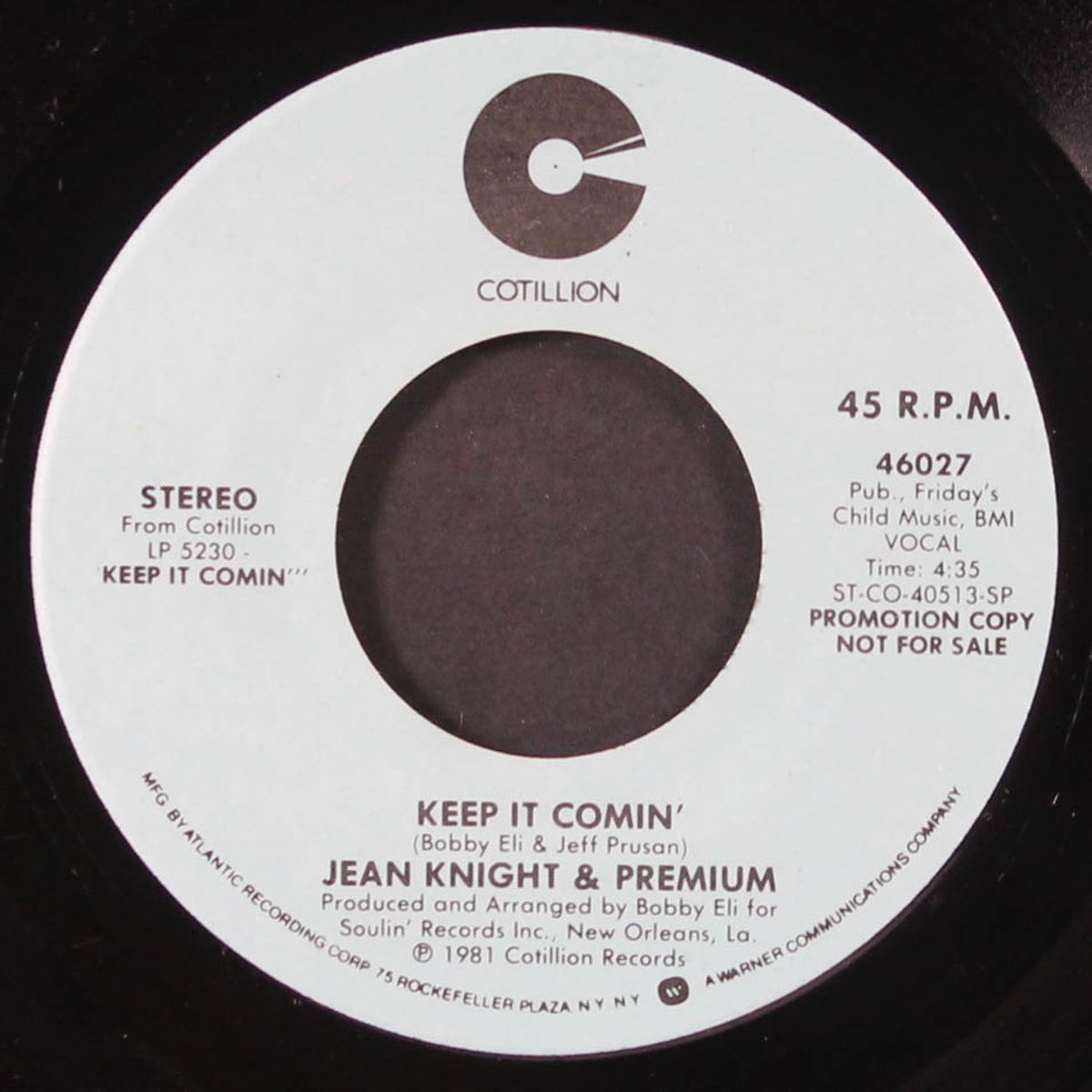 keep it comin' / mono by JEAN KNIGHT & PREMIUM