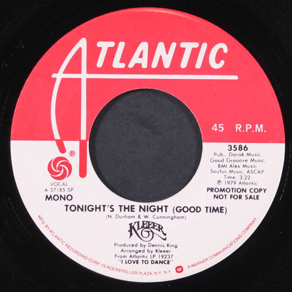 tonight's the night / mono by KLEEER