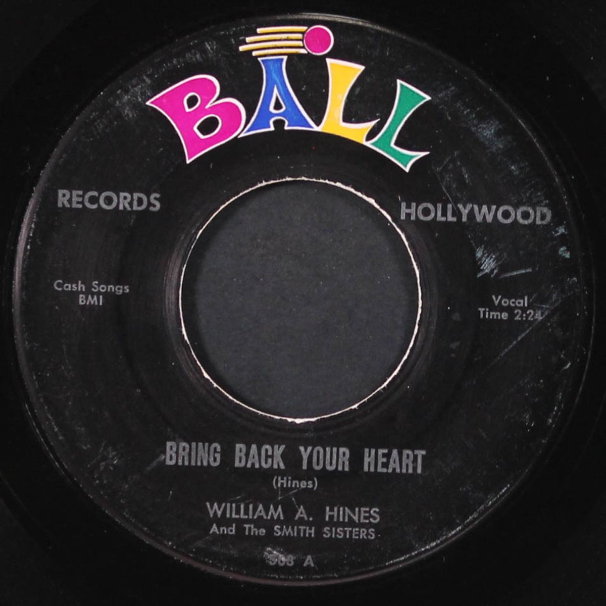 bring back your heart / be my honey chile by WILLIAM A. HINES & GROUP