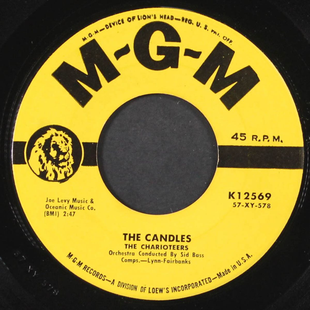 the candles / i didn't mean to be mean to you by CHARIOTEERS