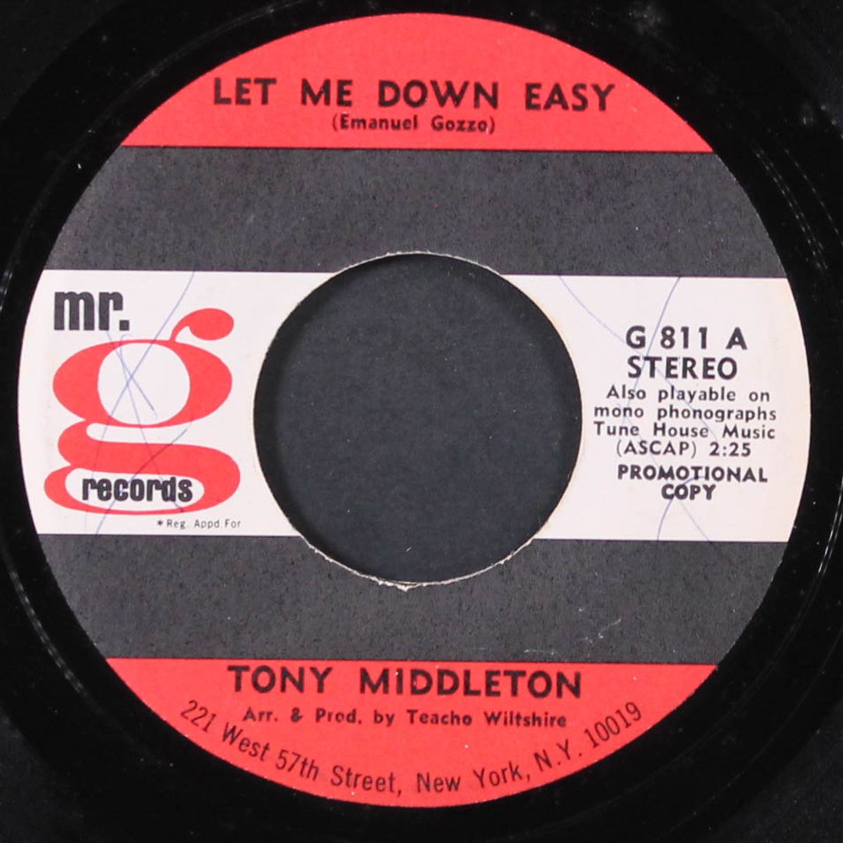 let me down easy / good morning, world by TONY MIDDLETON