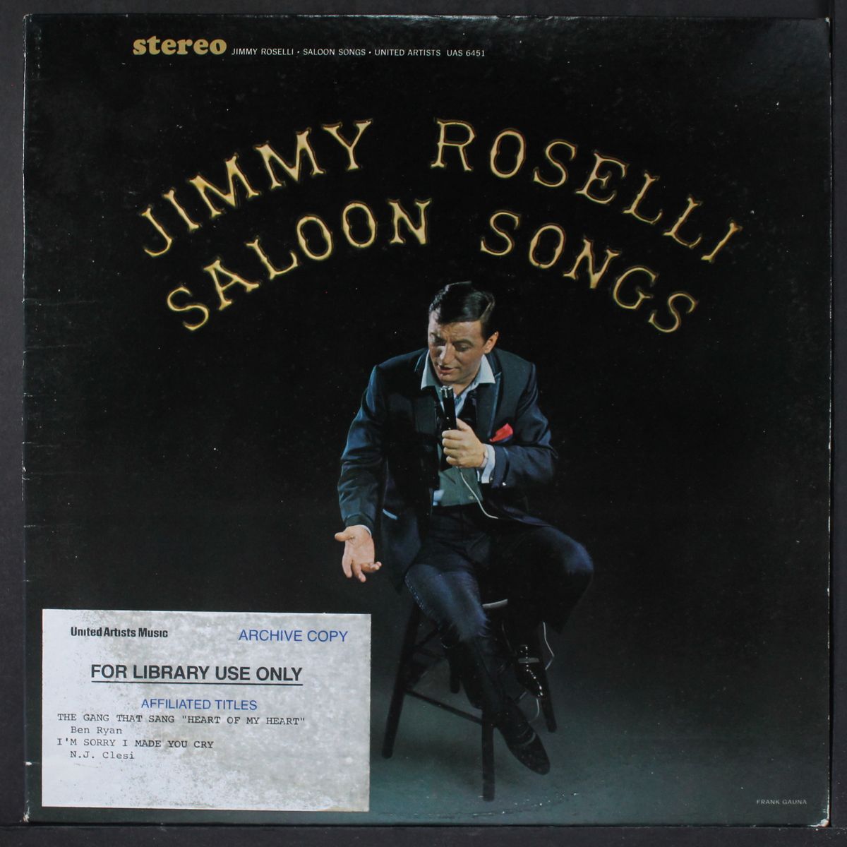 saloon songs by JIMMY ROSELLI