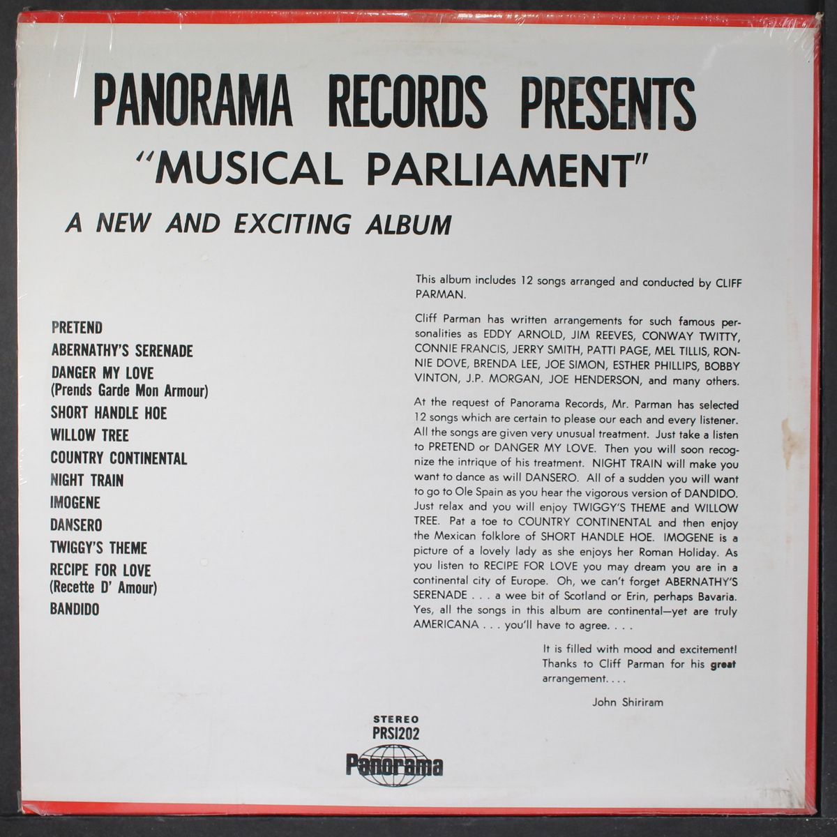 musical parliament by CLIFF PARMAN