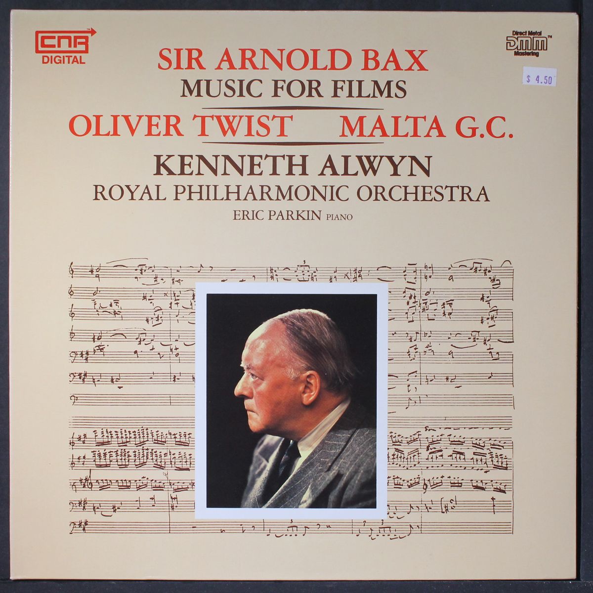 sir arnold bax music for films: oliver twist / malta g.c. by KENNETH ALWYN