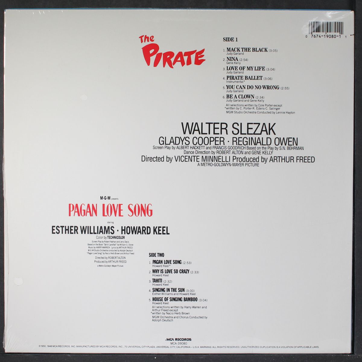 pagan love song / the pirate by SOUNDTRACK