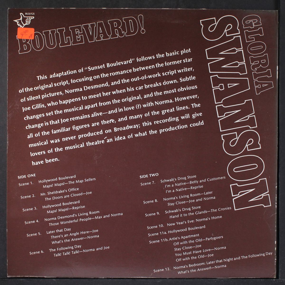 boulevard! by GLORIA SWANSON