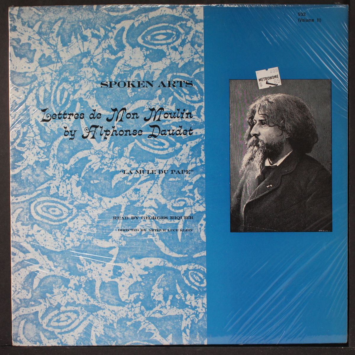 lettres de mon moulin by alphonse daudet, vol. 3 "la mule du pape" by GEORGES RIQUIER