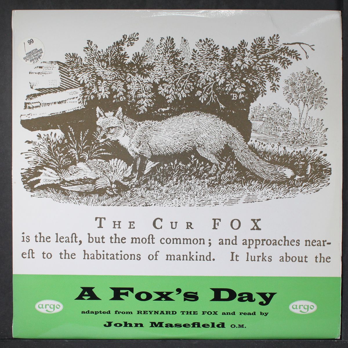 a fox's day by JOHN MASEFIELD