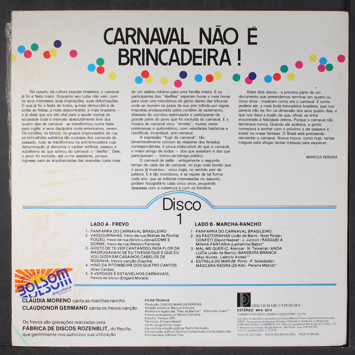 carnaval nao e brincadeira by VARIOUS