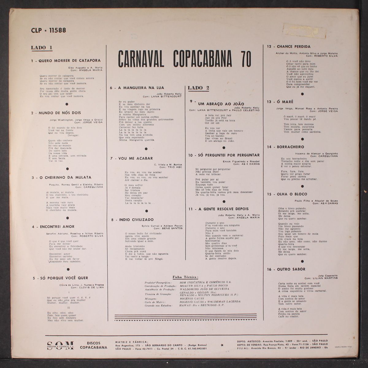 carnaval copacabana '70 by VARIOUS