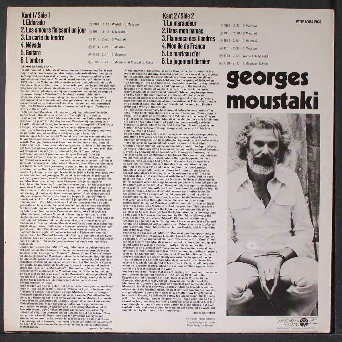 les chansons formidables by GEORGES MOUSTAKI