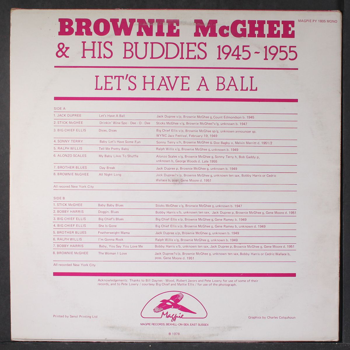 let's have a ball by BROWNIE MCGHEE