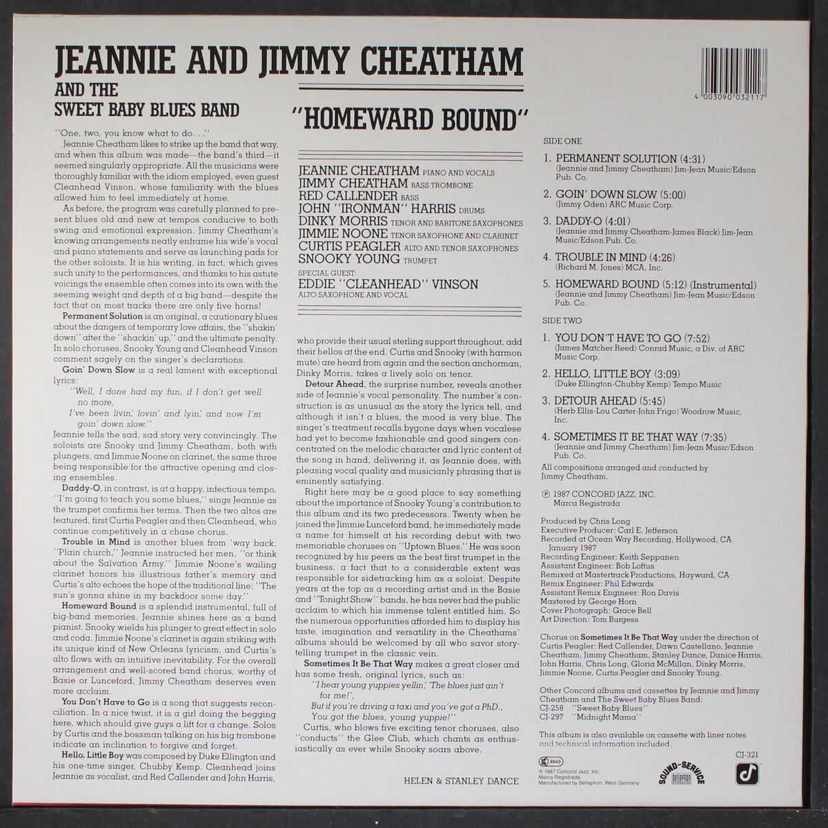 homeward bound by JEANNIE & JIMMY CHEATHAM