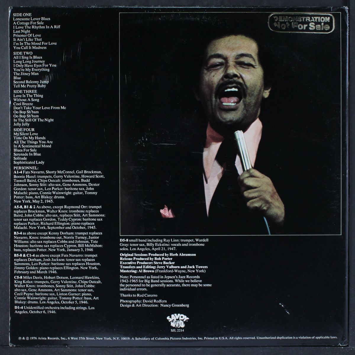 mister b. and the band by BILLY ECKSTINE