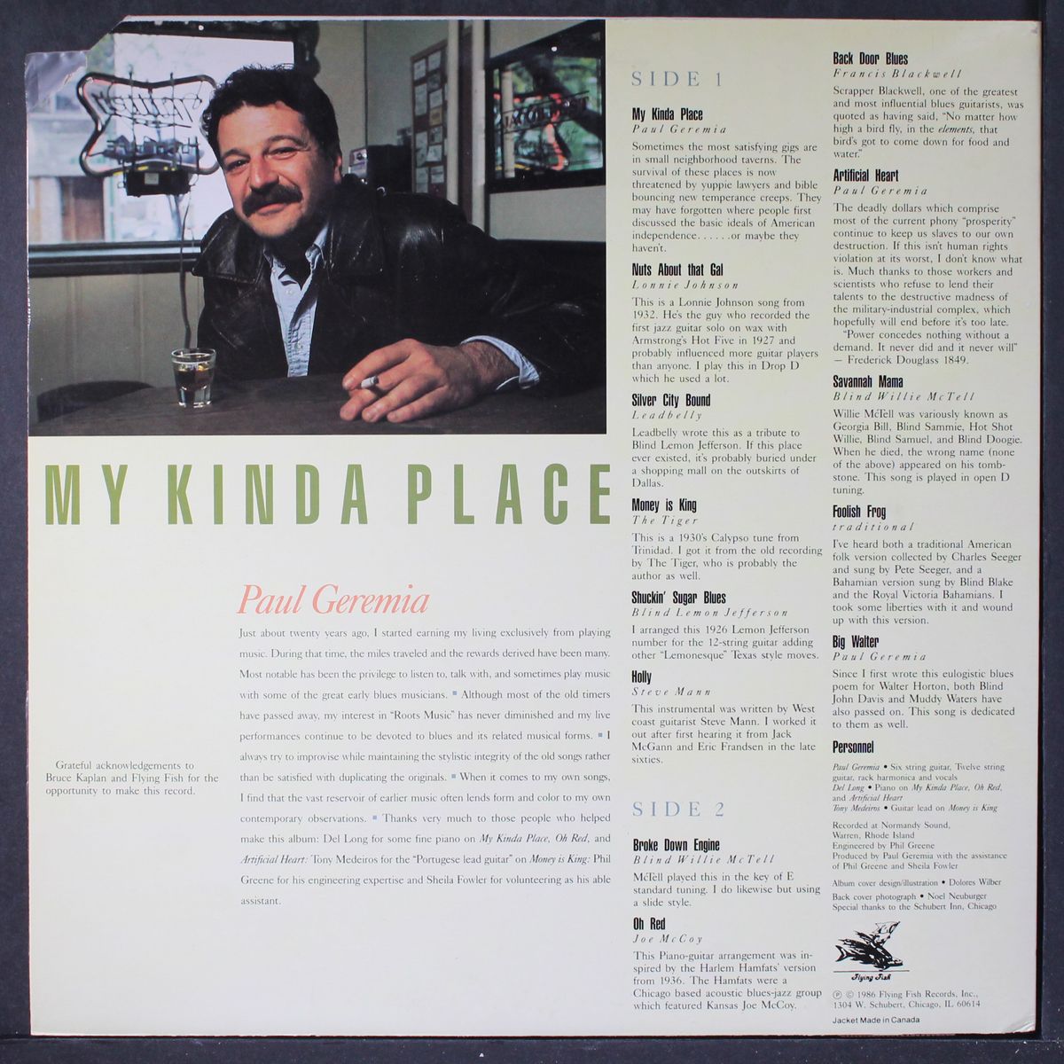 my kinda place by PAUL GEREMIA