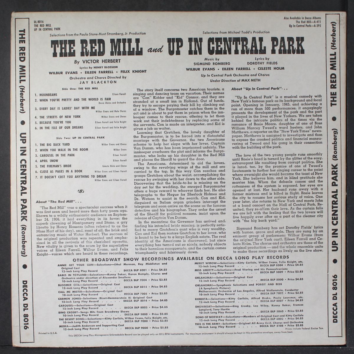 red mill / up in central park by SOUNDTRACK