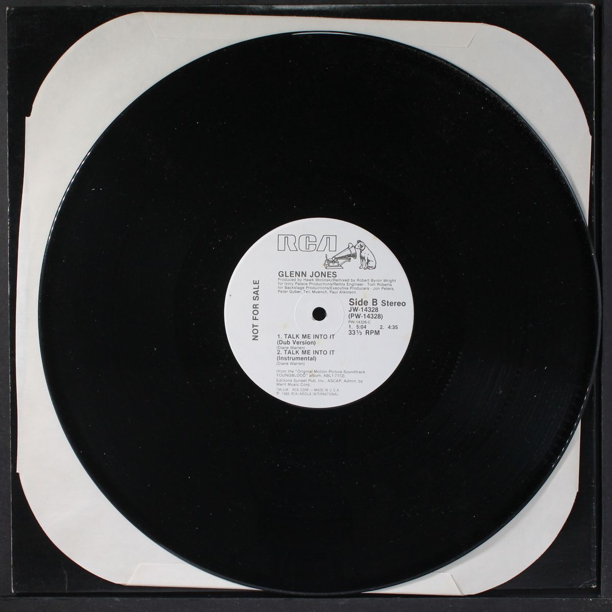 talk me into it/same by GLENN JONES