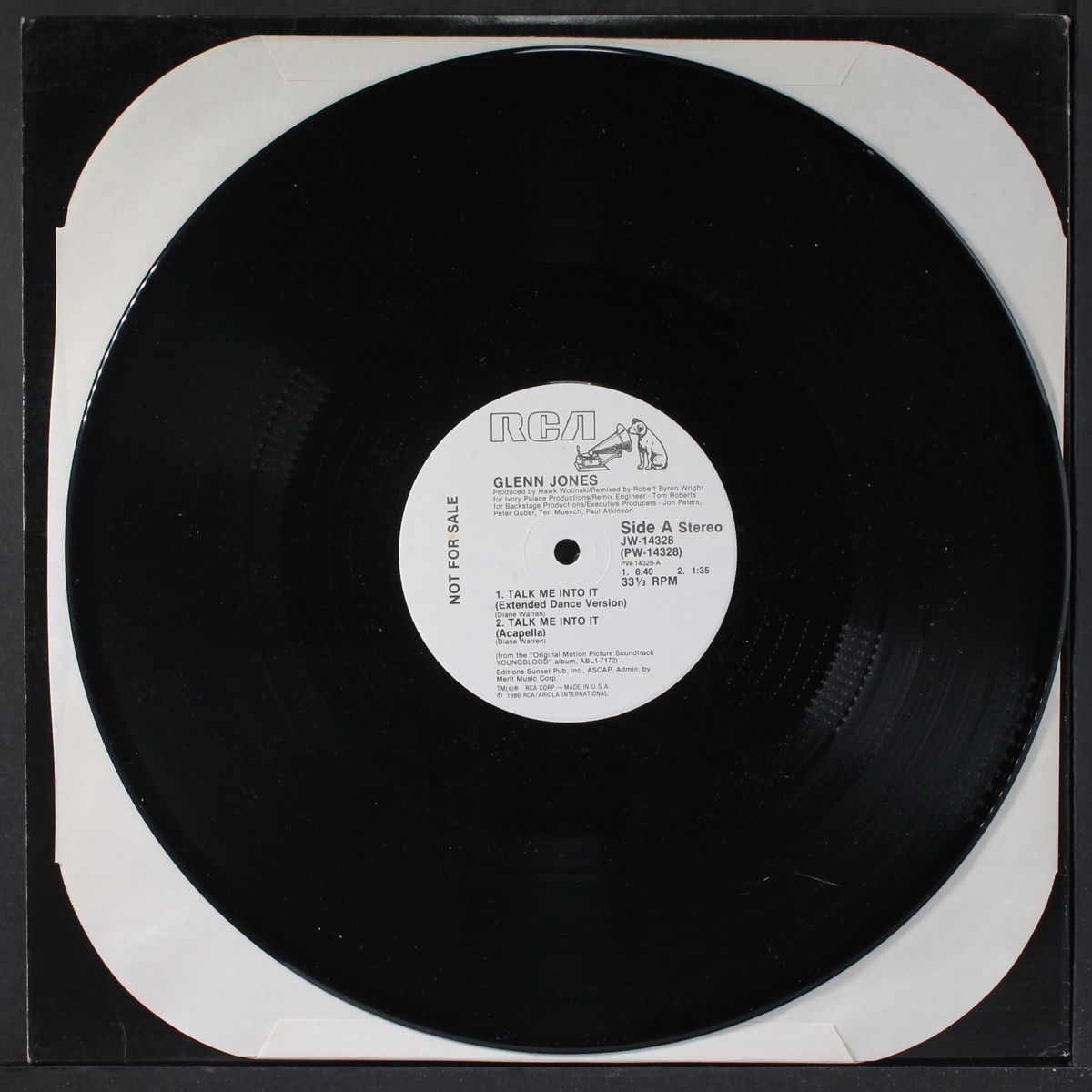 talk me into it/same by GLENN JONES