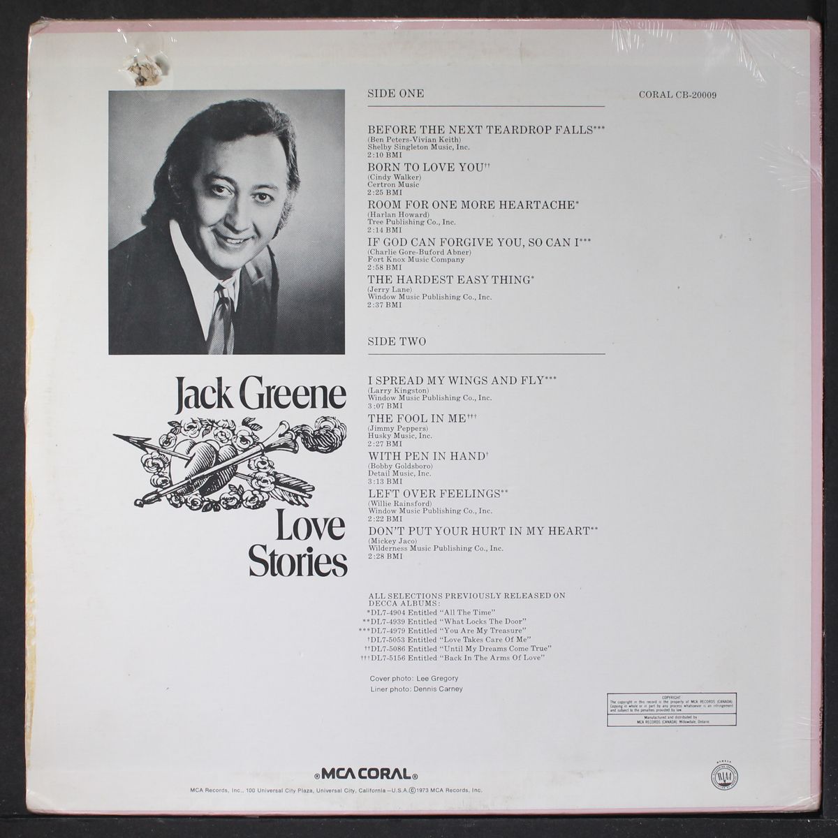 love stories by JACK GREENE