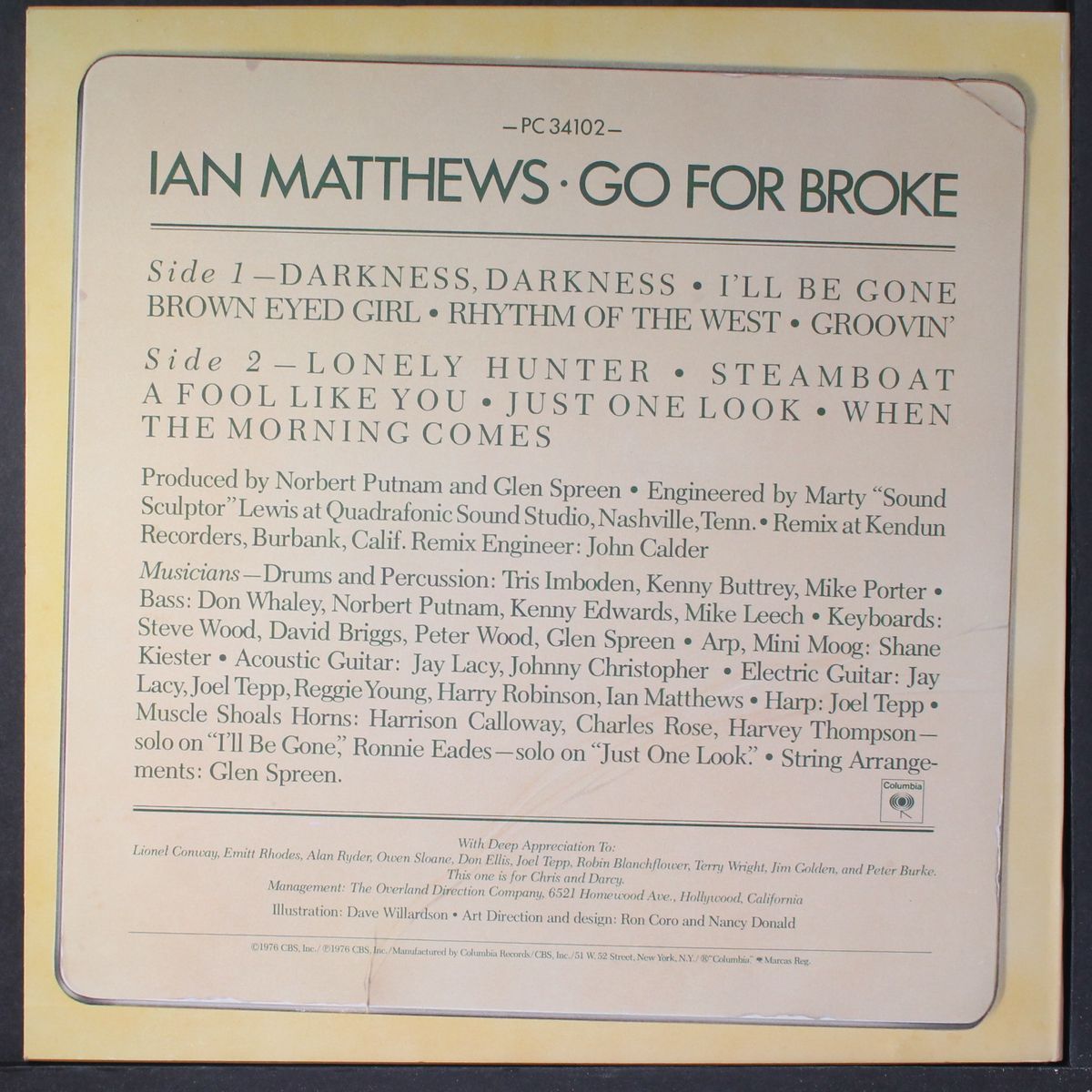 go for broke by IAN MATTHEWS