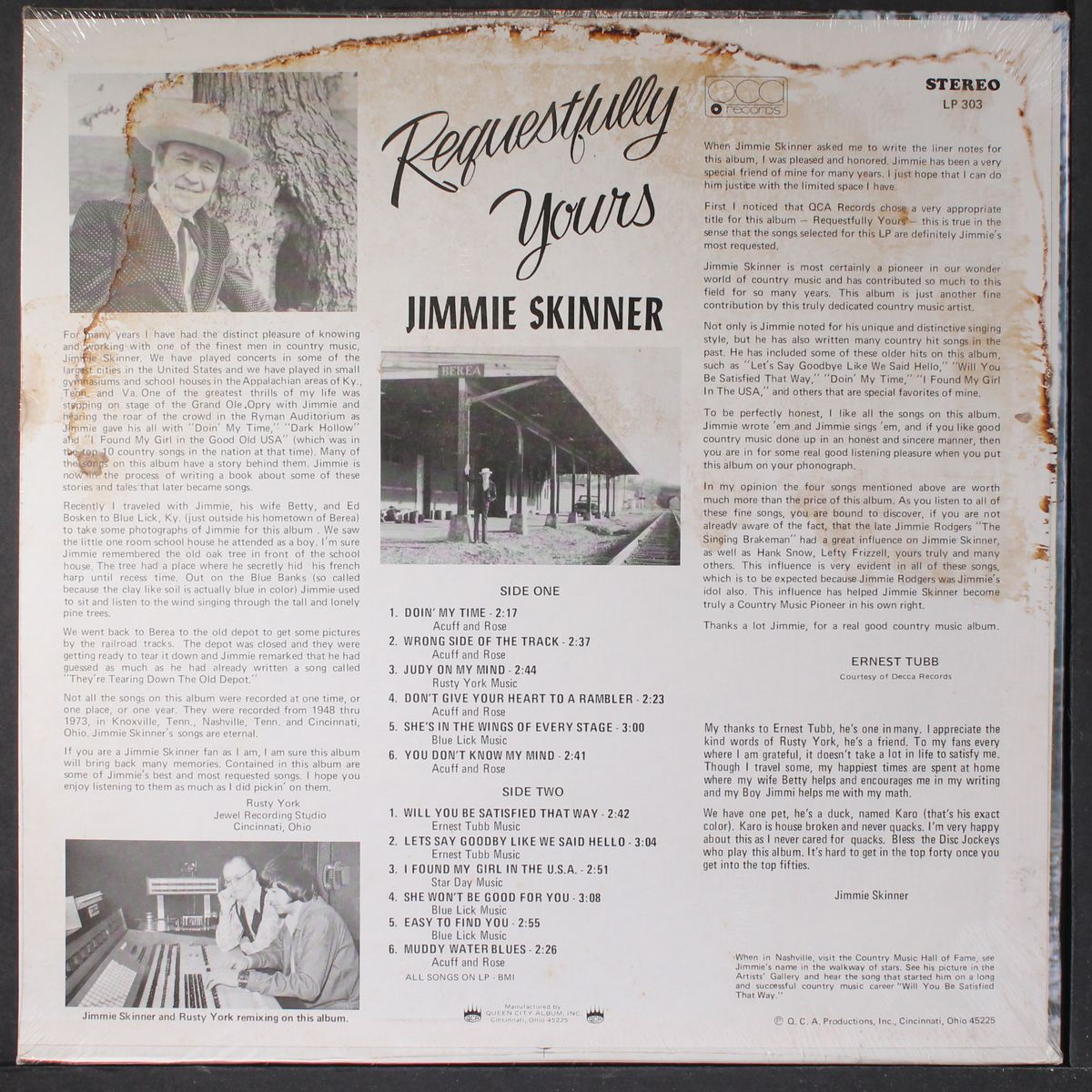 requestfully yours by JIMMIE SKINNER