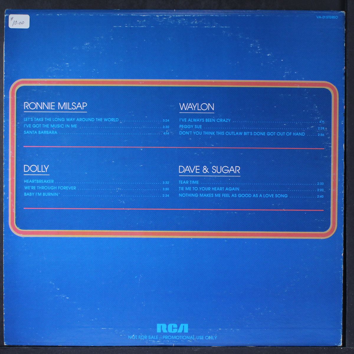 dolly, waylon, dave & sugar, ronnie milsap by VARIOUS