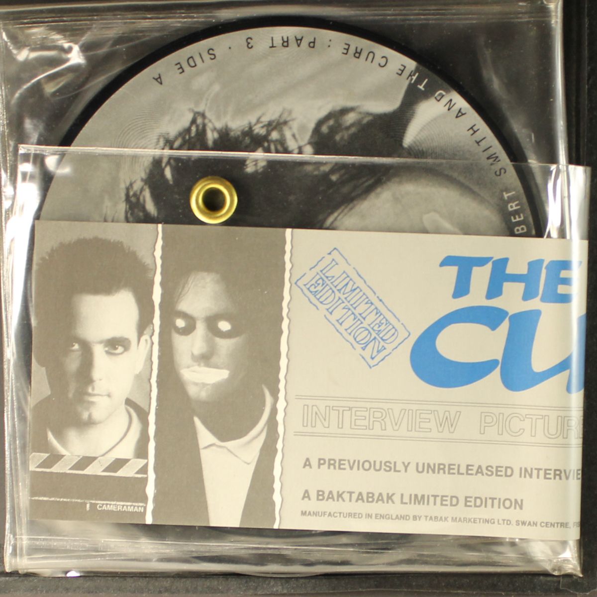 interview picture disc collection by CURE