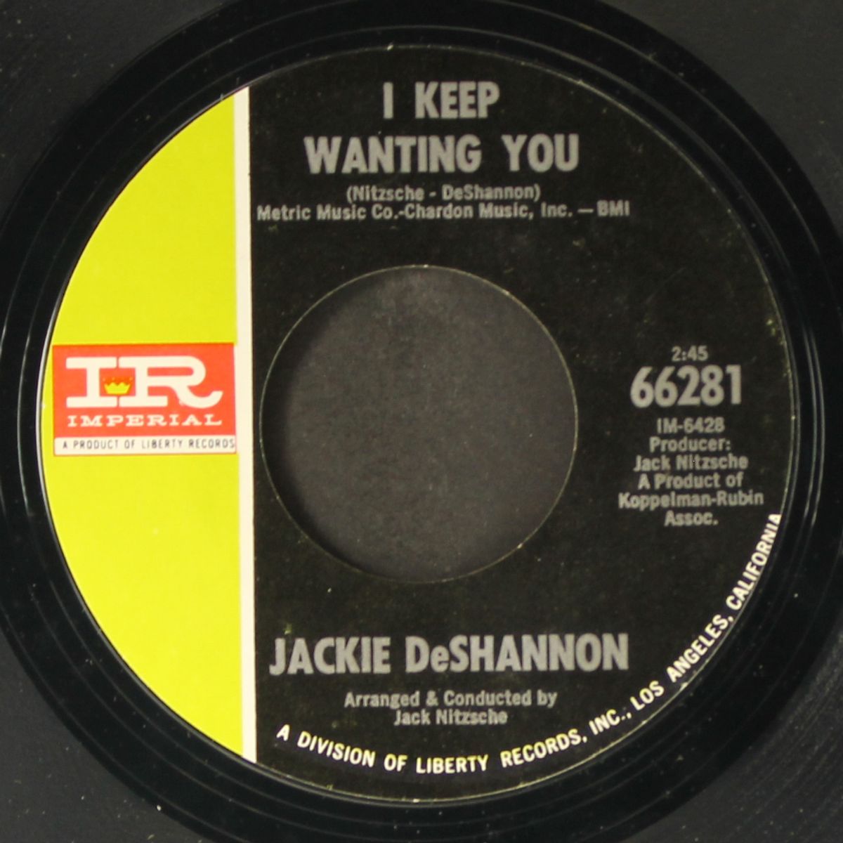 i keep wanting you / me about you by JACKIE DE SHANNON