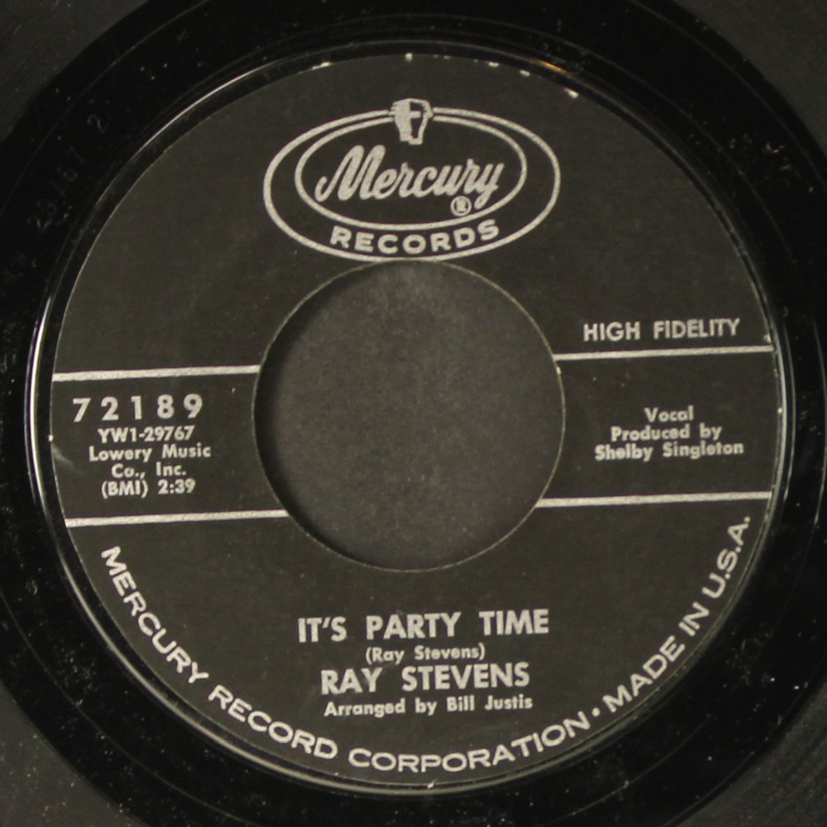 speed ball / it's party time by RAY STEVENS