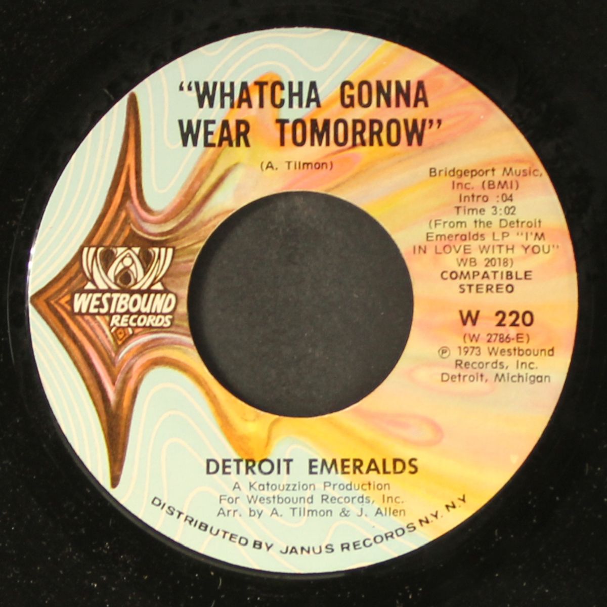 lee / whatcha gonna wear tomorrow by DETROIT EMERALDS