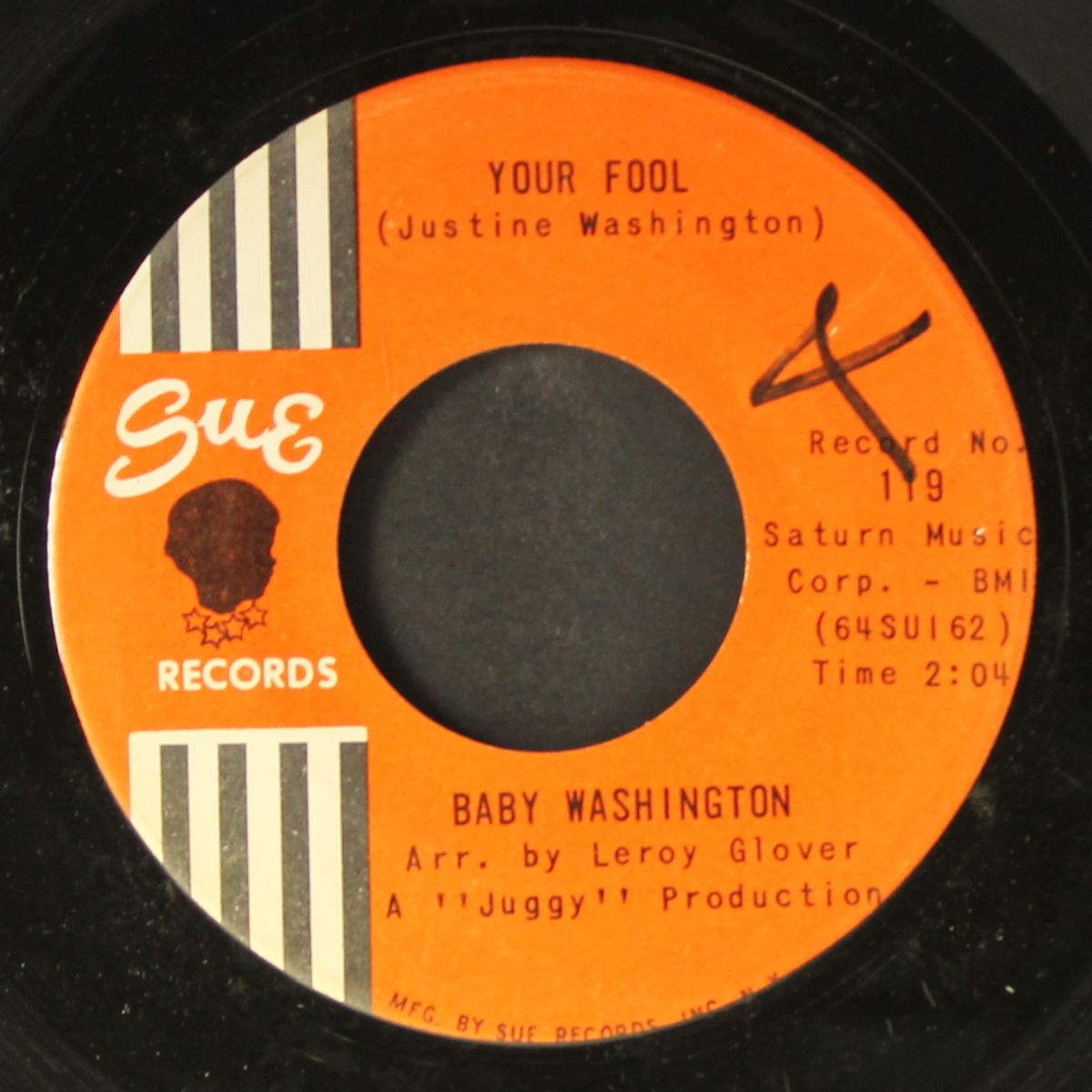 your fool / run my heart by BABY WASHINGTON