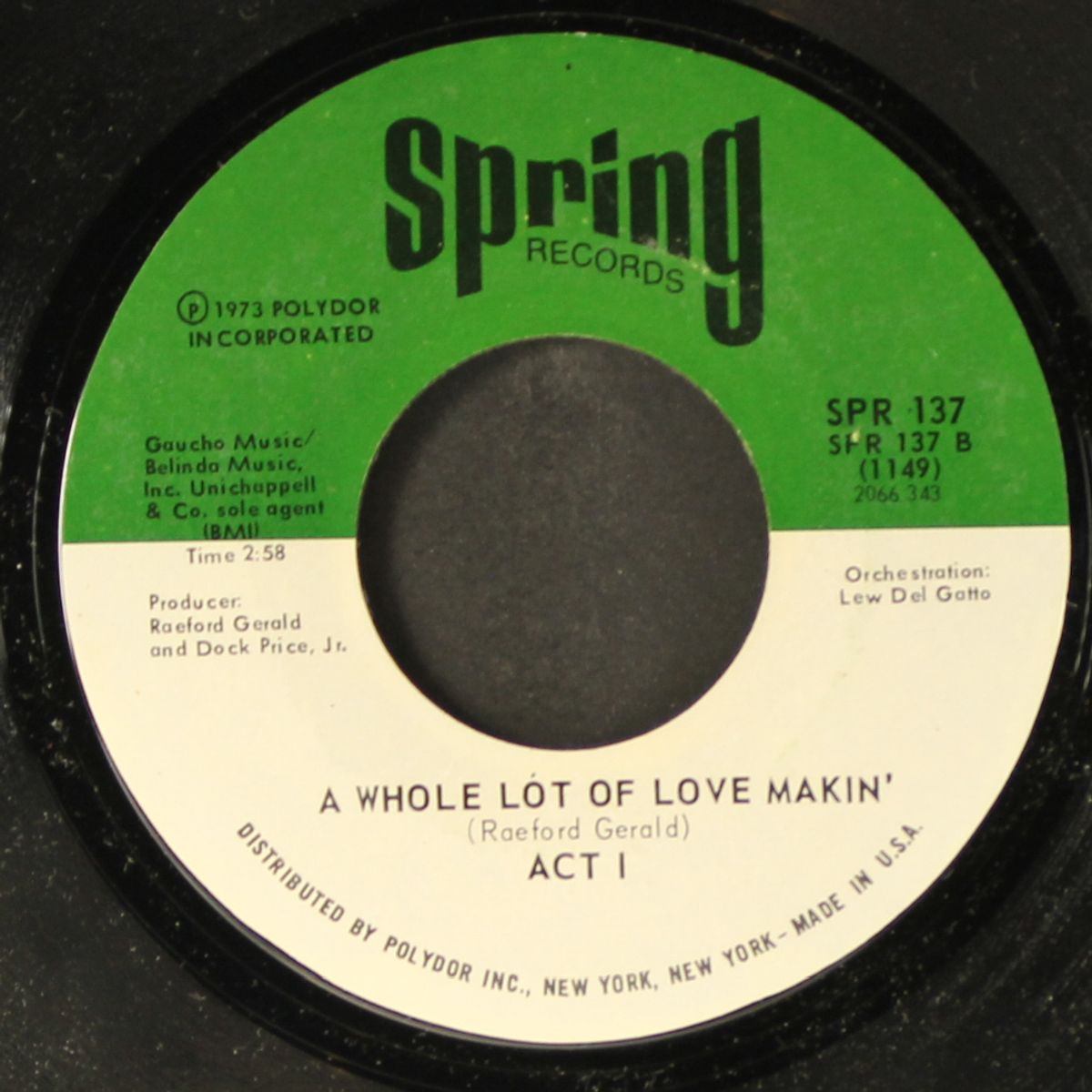 it takes both of us / a whole lot of love makin by ACT I