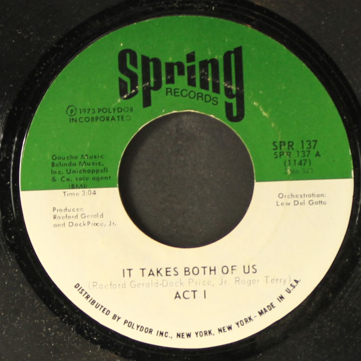 it takes both of us / a whole lot of love makin by ACT I