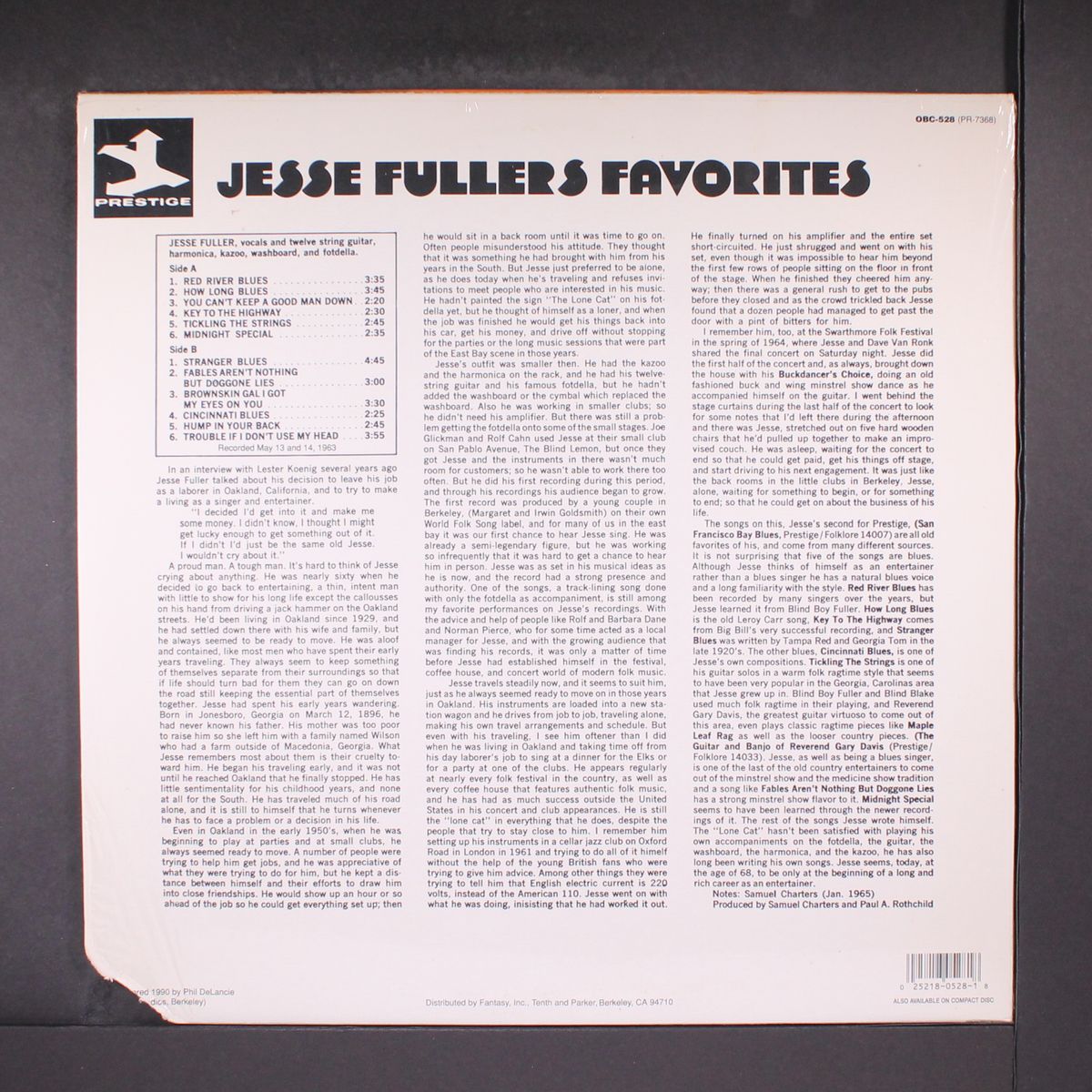 jesse fuller's favorites by JESSE FULLER