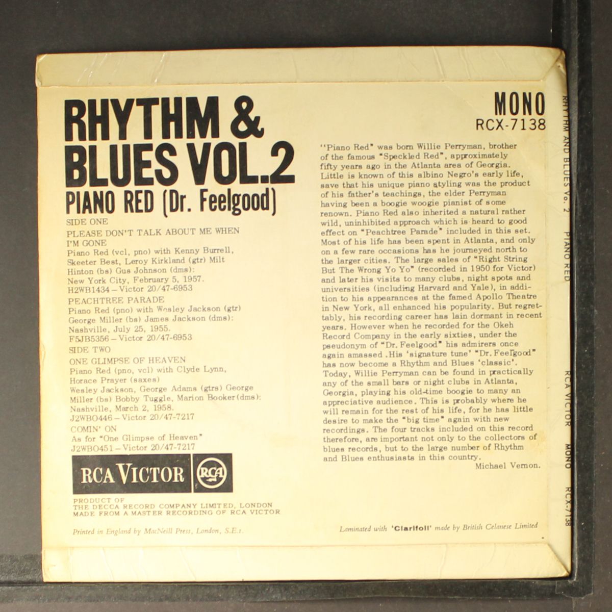 rhythm & blues, vol. 2 by PIANO RED