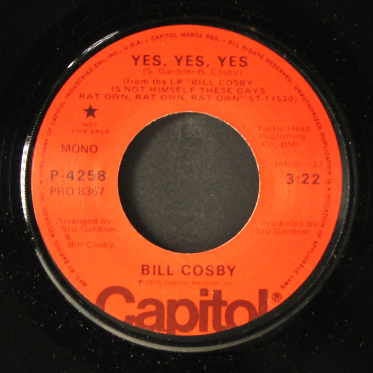 yes, yes, yes / mono by BILL COSBY