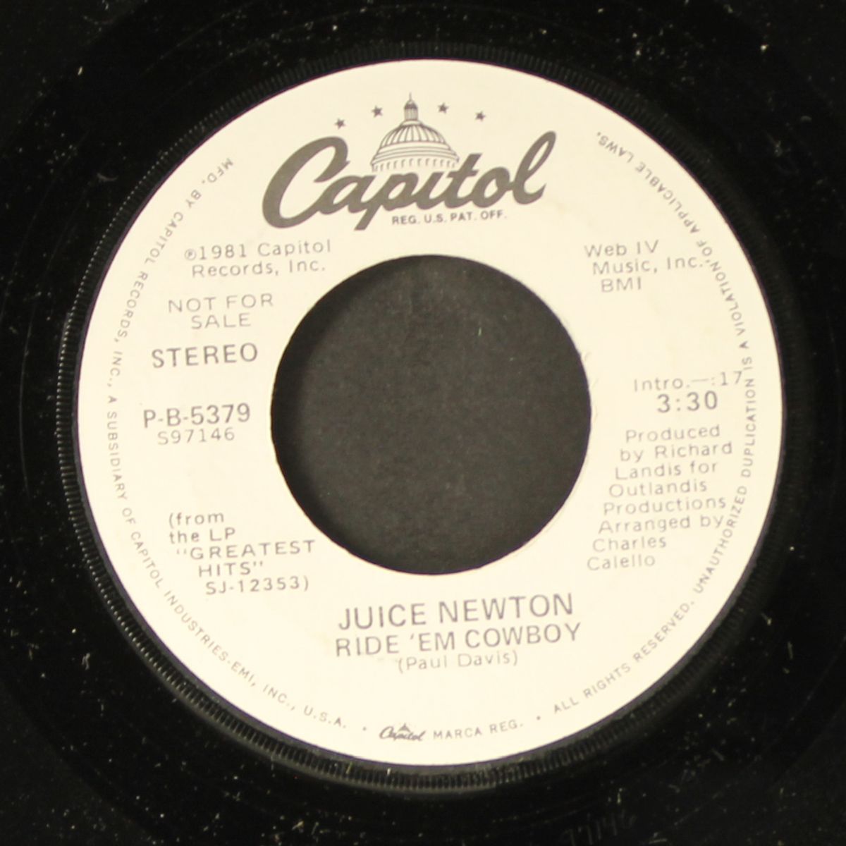 ride 'em cowboy / same by JUICE NEWTON