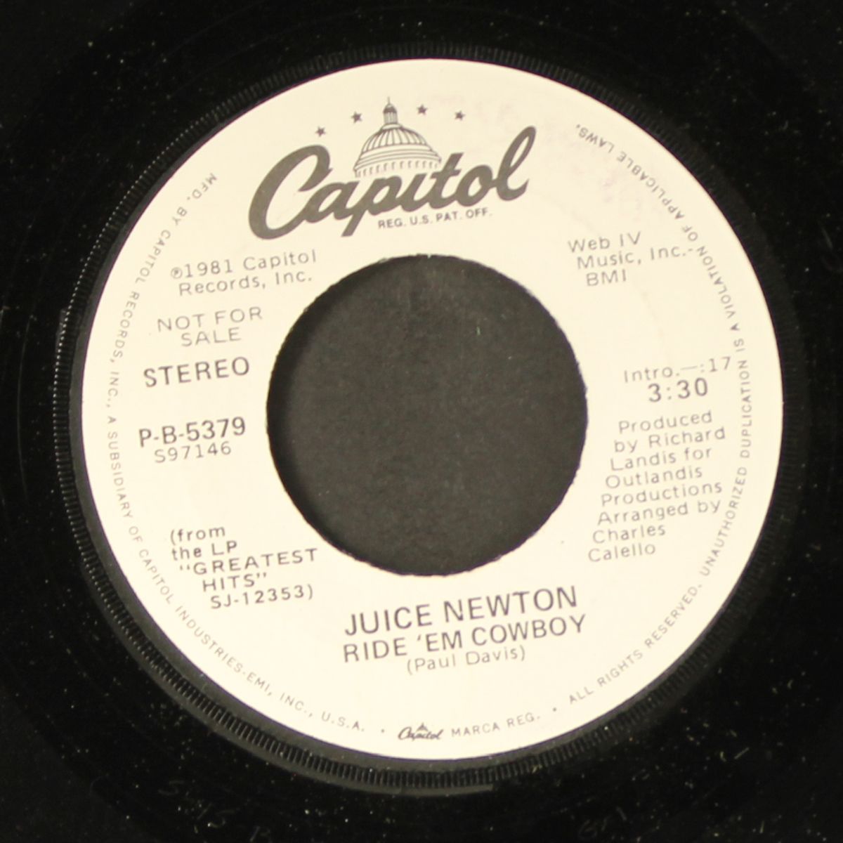 ride 'em cowboy / same by JUICE NEWTON