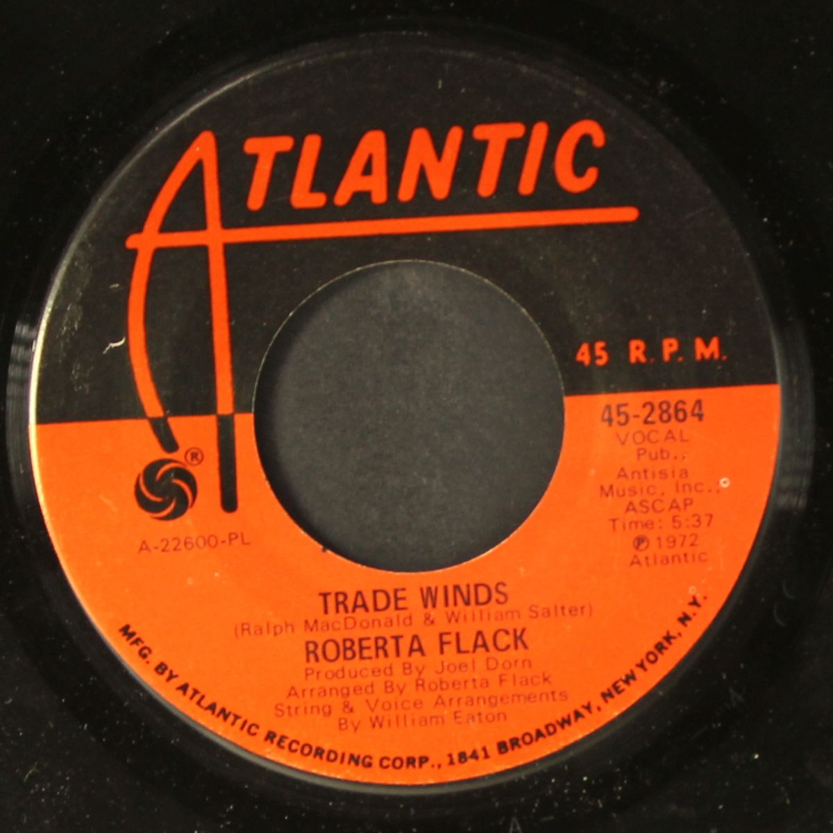 the first time ever i saw your face / trade winds by ROBERTA FLACK