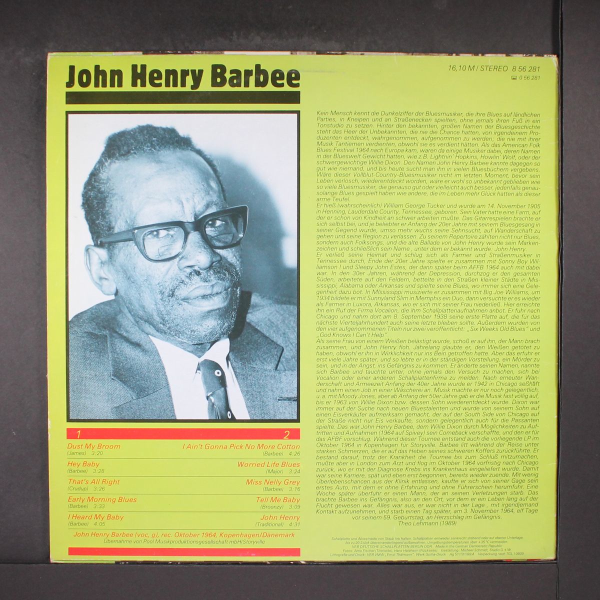 blues collection, 11 by JOHN HENRY BARBEE