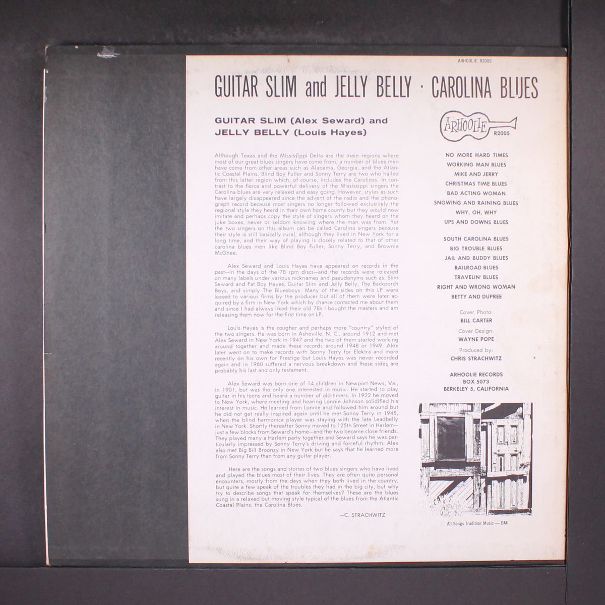 carolina blues by GUITAR SLIM & JELLY BELLY