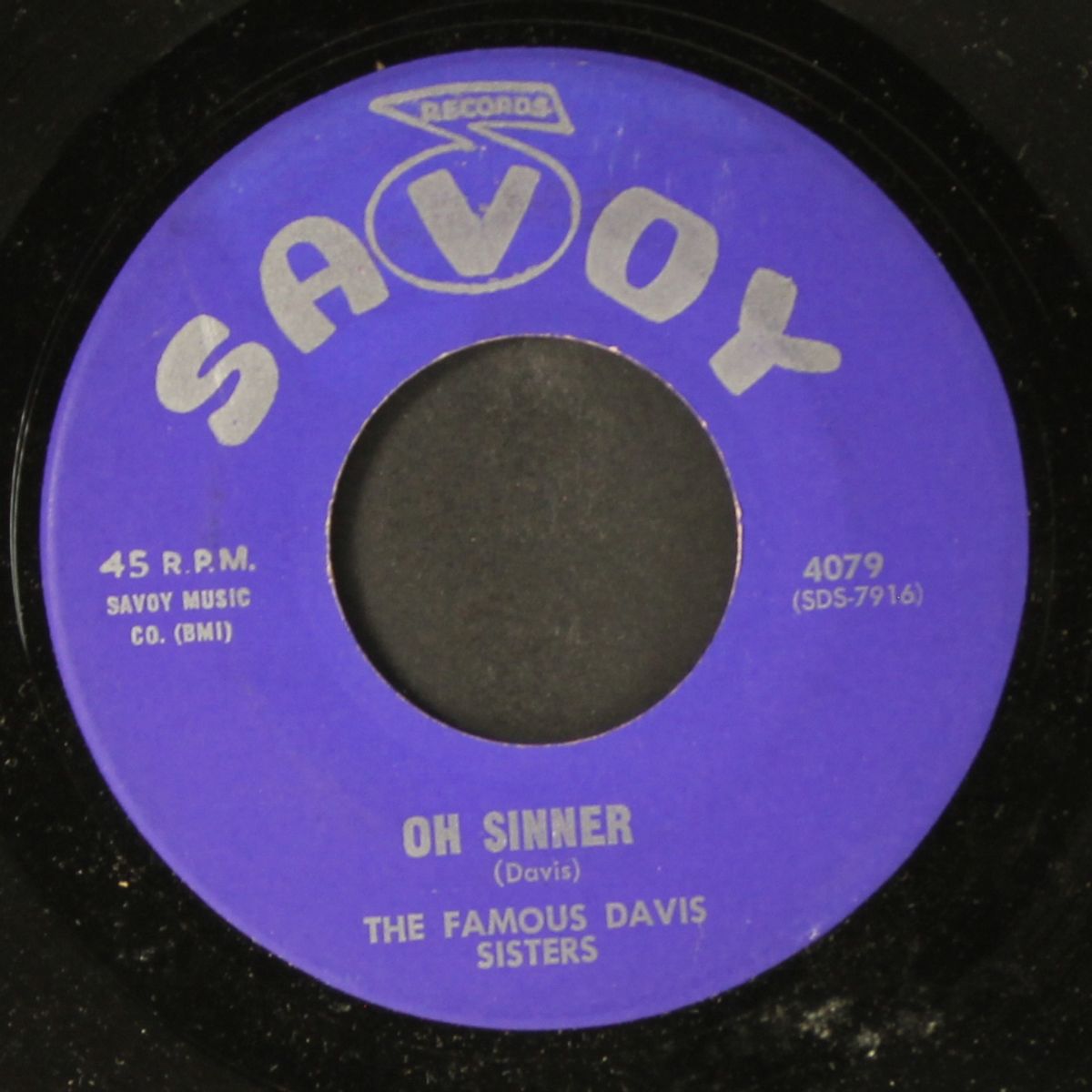 oh sinner by FAMOUS DAVIS SISTERS
